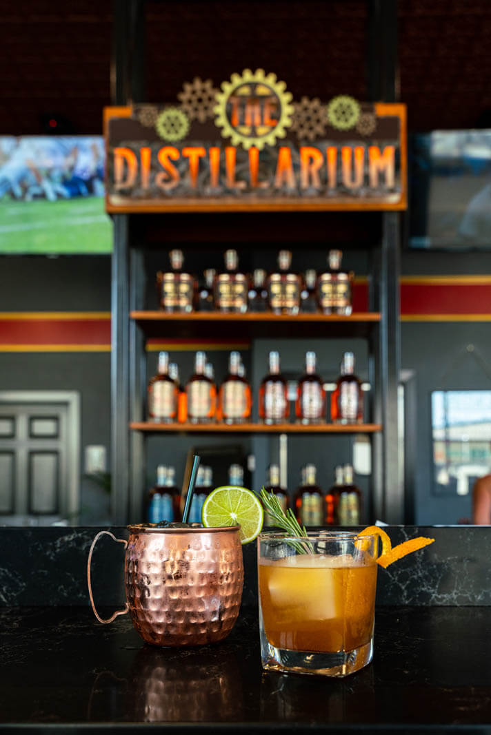 cocktails atThe Distillarium distillery in Yakima in Washington