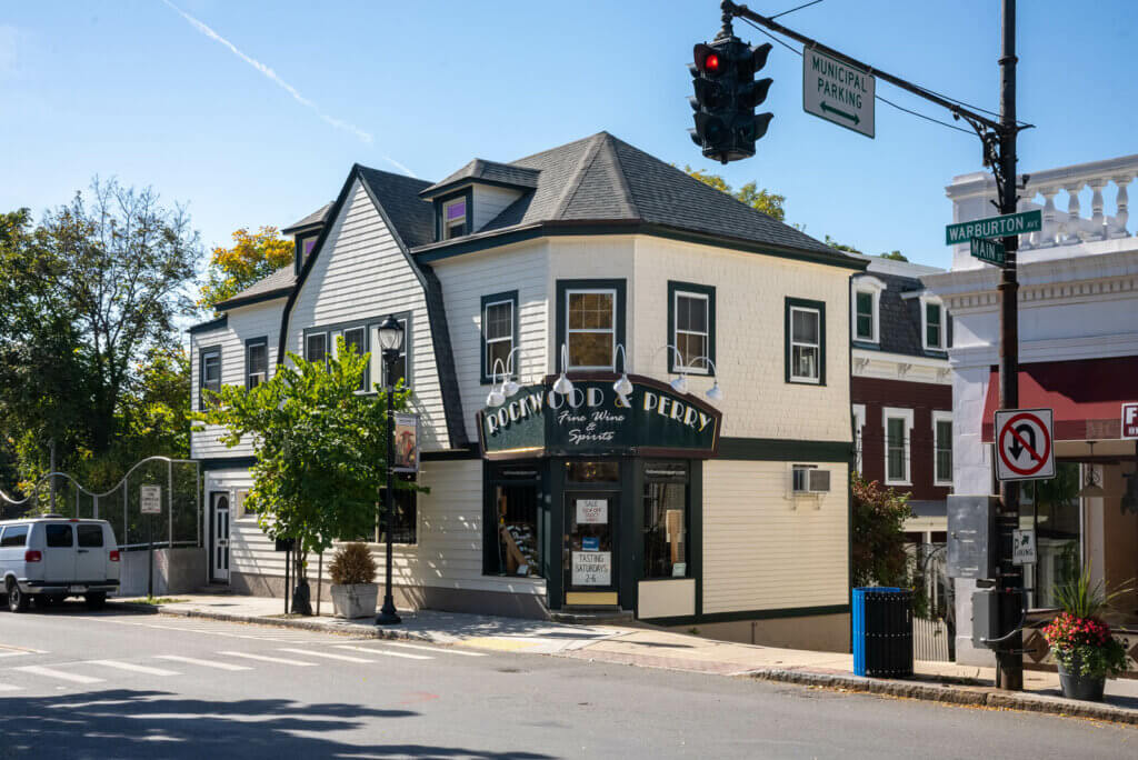 cute storefront in Hastings-On-Hudson in New York Hudson Valley