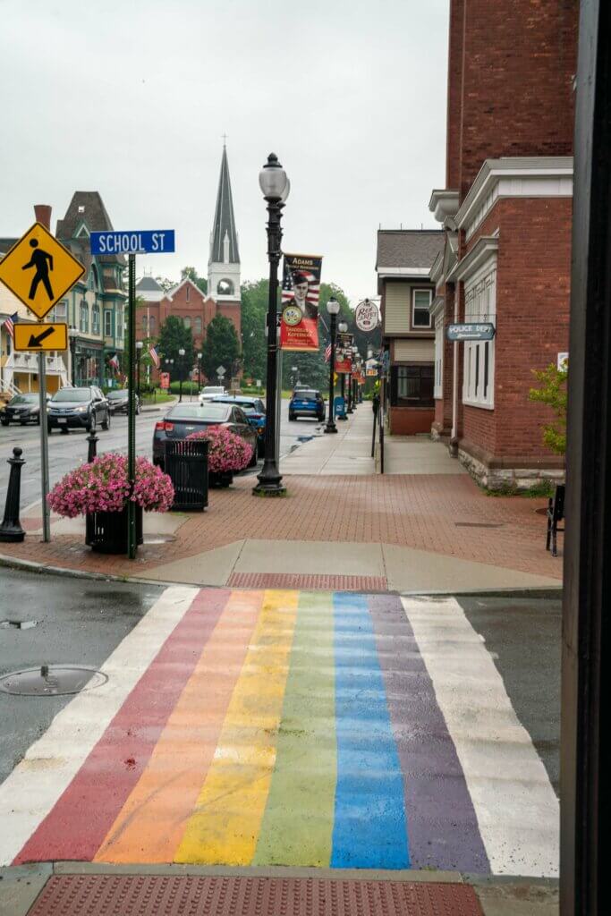 downtown Adams in the Berkshires MA