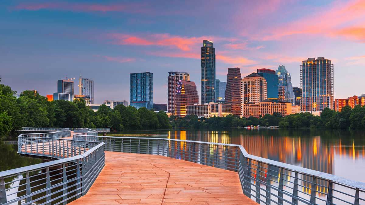 downtown-Austin-Texas-at-sunset