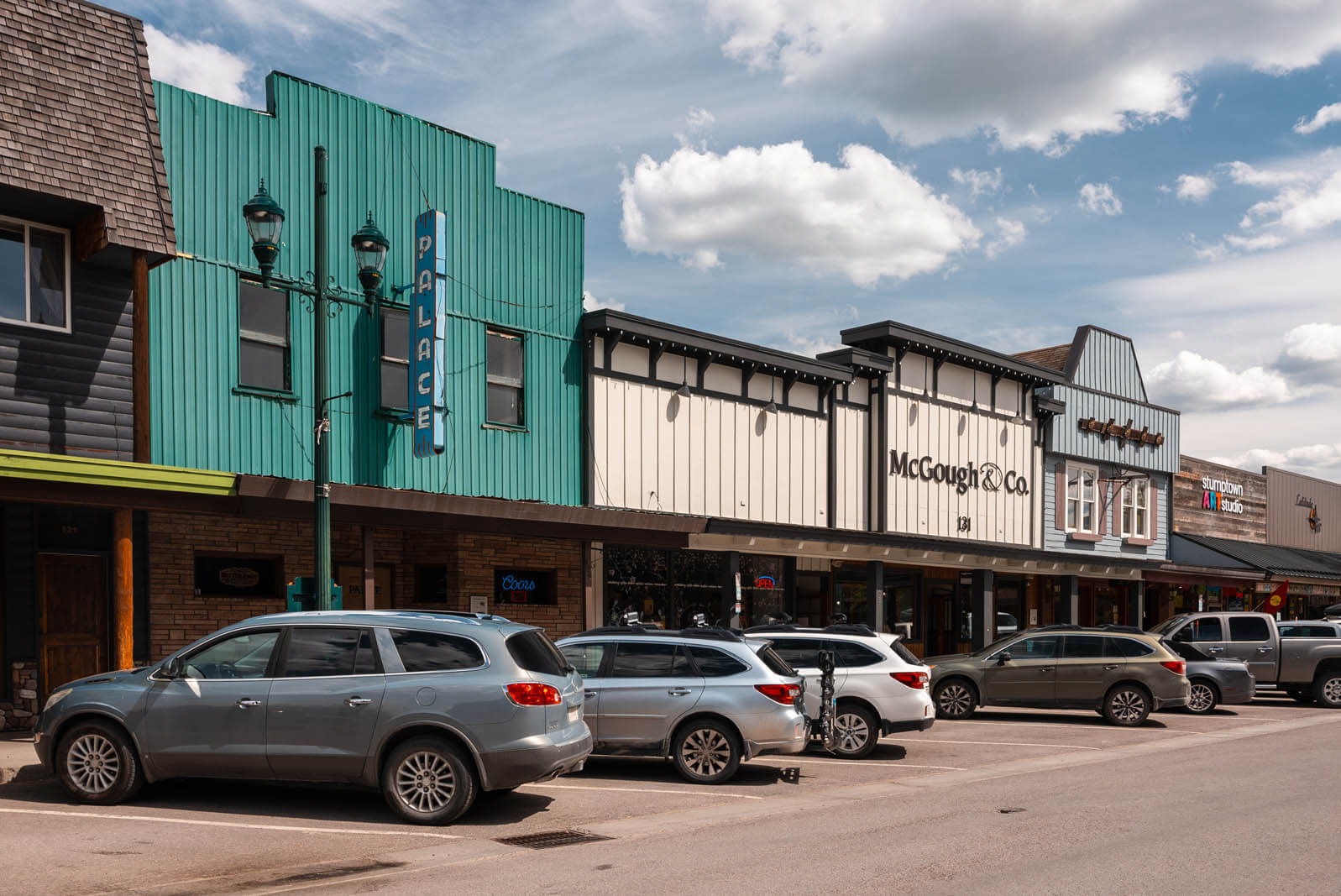 downtown Whitefish in Montana