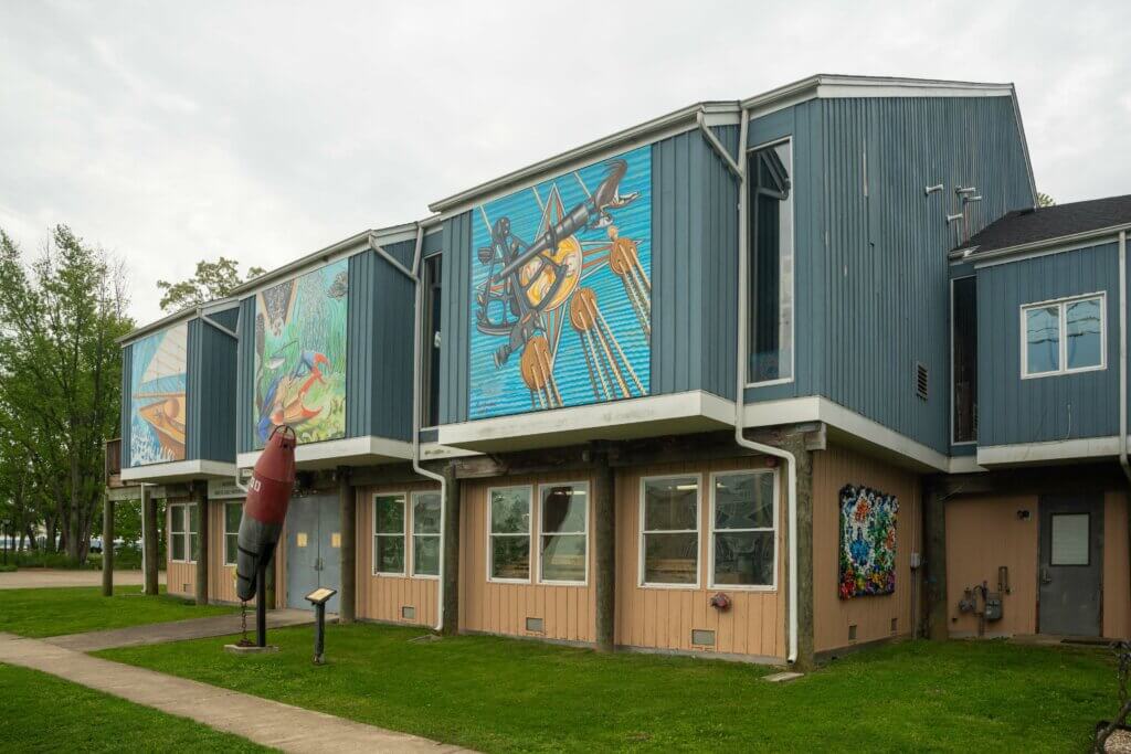 exterior of Havre de Grace Maritime Museum in Harford County Maryland