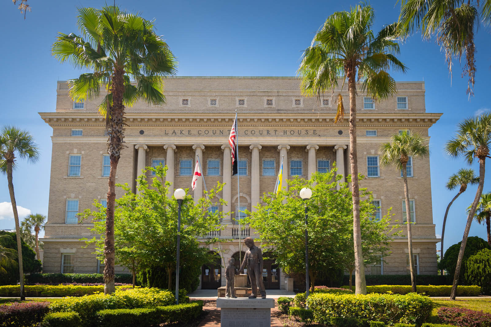 exterior of Lake County Museum in Tavares Florida