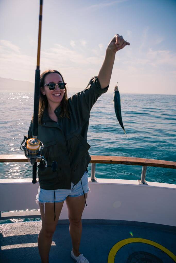 fishing on a day tour from Dana Point California