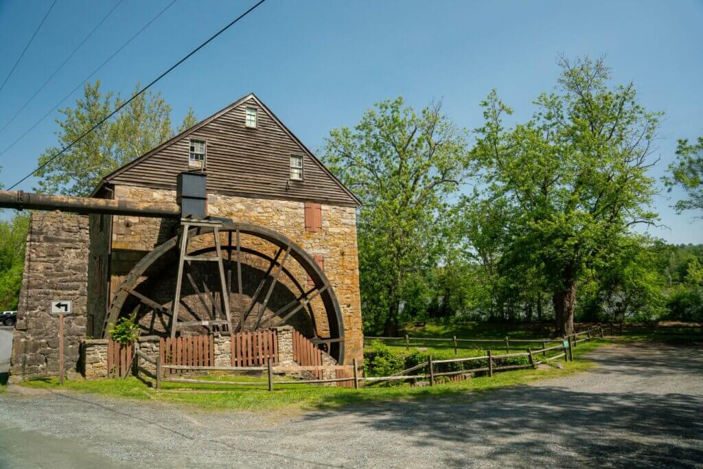 historic gristmill in Susquehanna State Park in Harford County Maryland