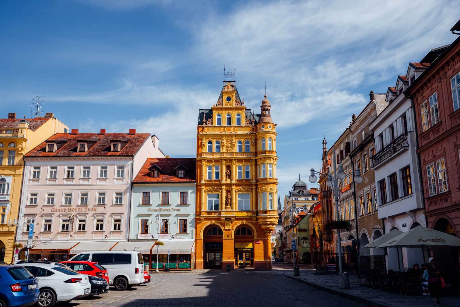 beautiful hotel in Ceske Budejovice center