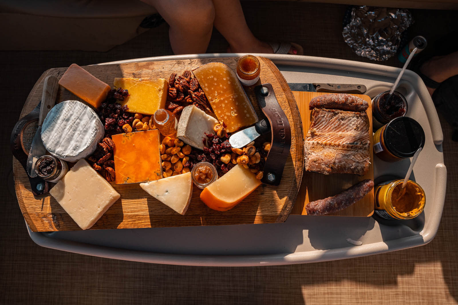 impressive cheese spread from Fromagination in Madison Wisconsin