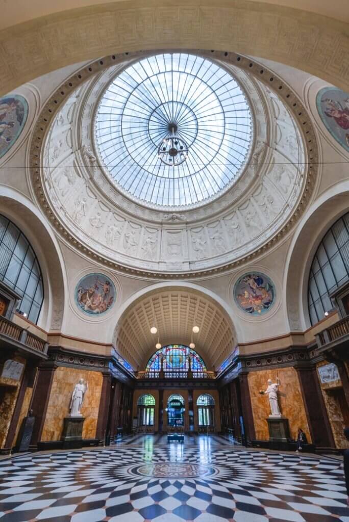inside the Kurhaus in Wiesbaden Germany