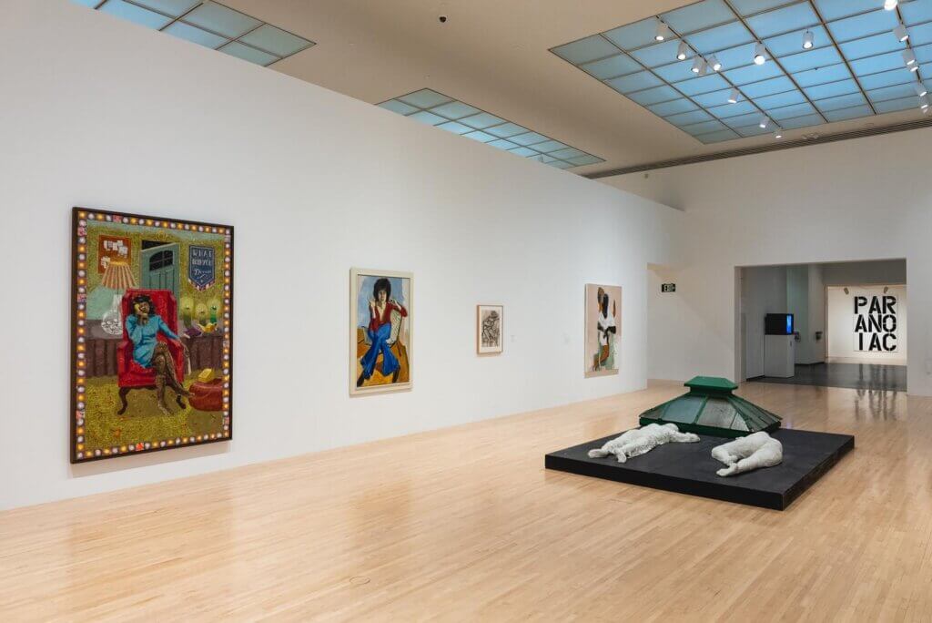 interior gallery in MOCA in Downtown Los Angeles