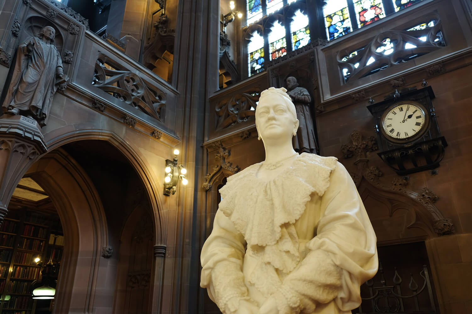 john-rylands-library-in manchester uk by helen on her holiday