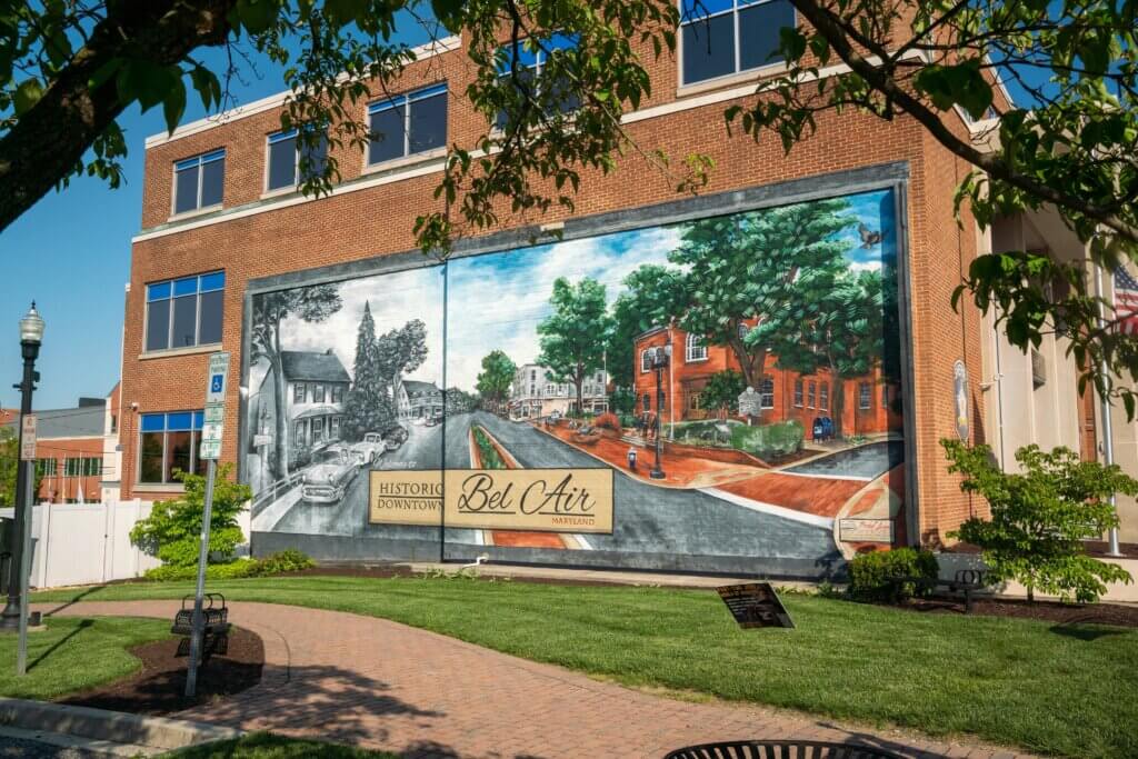 mural in Downtown Bel Air Maryland