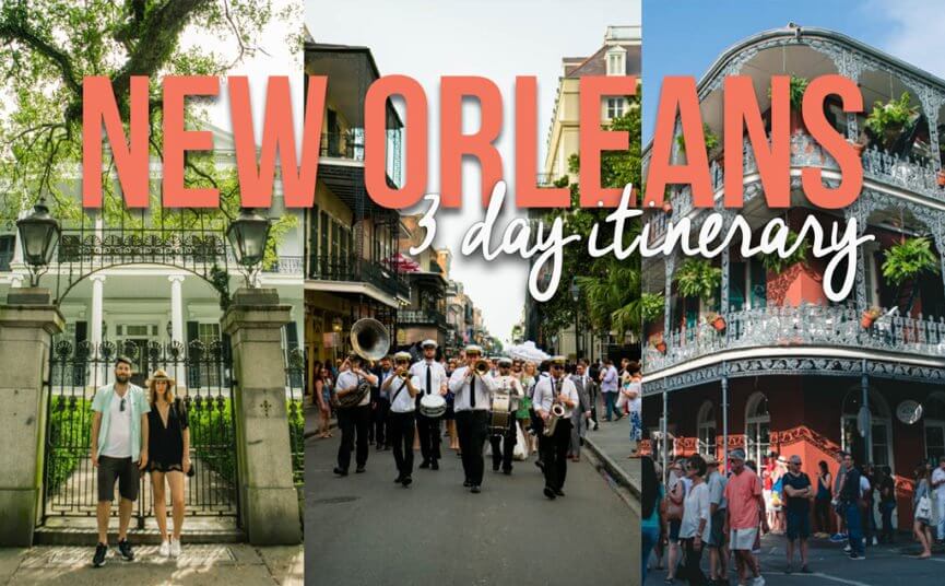 3 day itinerary new orleans
