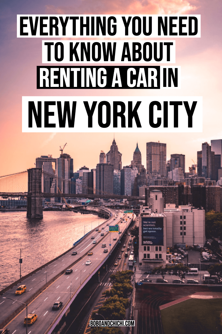 renting a car in NYC