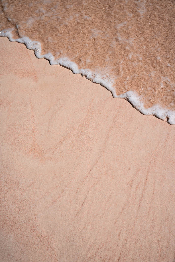 pink sand at Horseshoe Bay beach in Bermuda