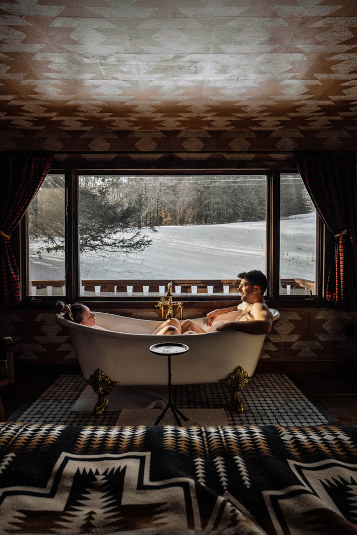 romantic getaway in the catskills in new york at the urban cowboy lodge