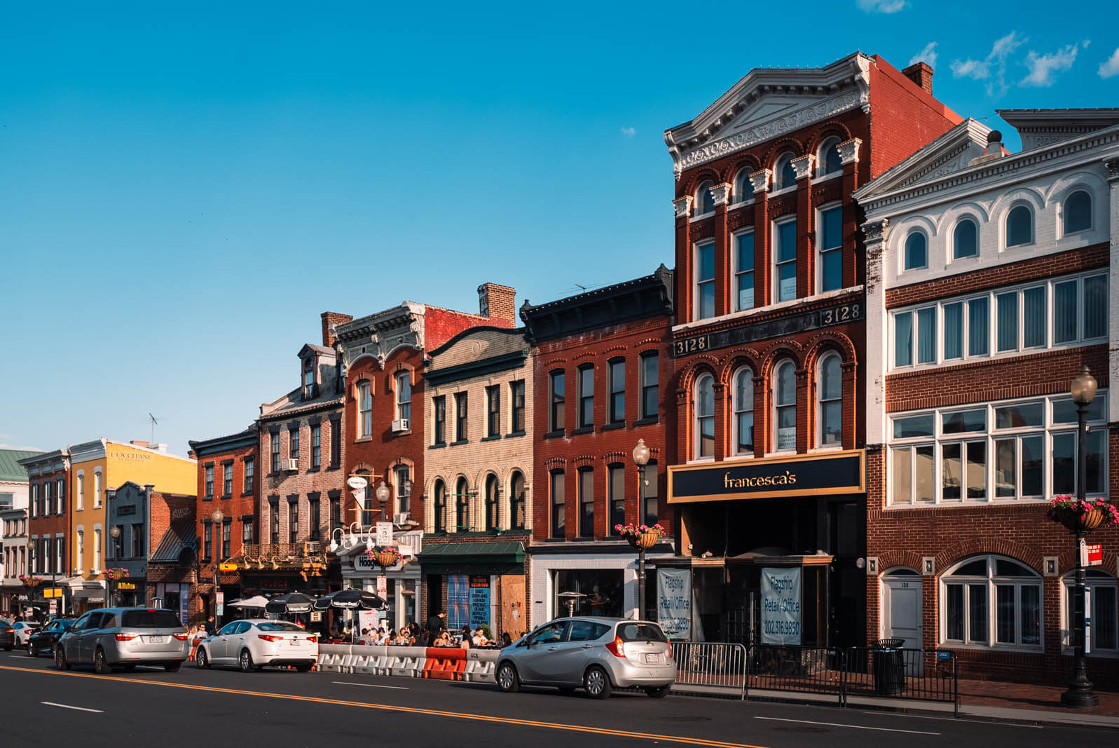 shops along Georgetown Washington DC