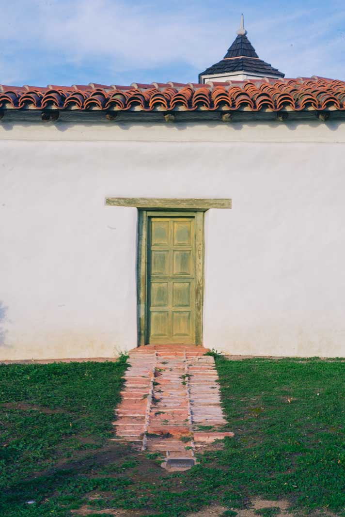 side entrance to Casa Estudillo in Old Town San Diego