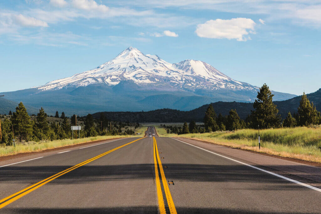 snow-covered-Mount-Shasta-in-Northern-California