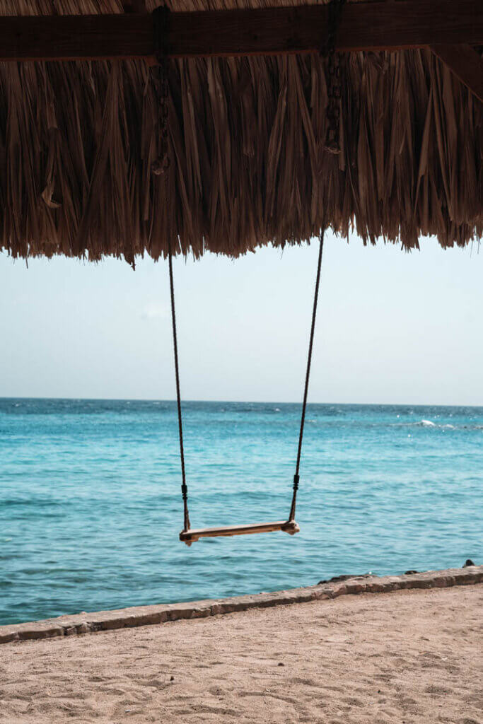 swing by the water at Jan Thiel Beach in Curacao