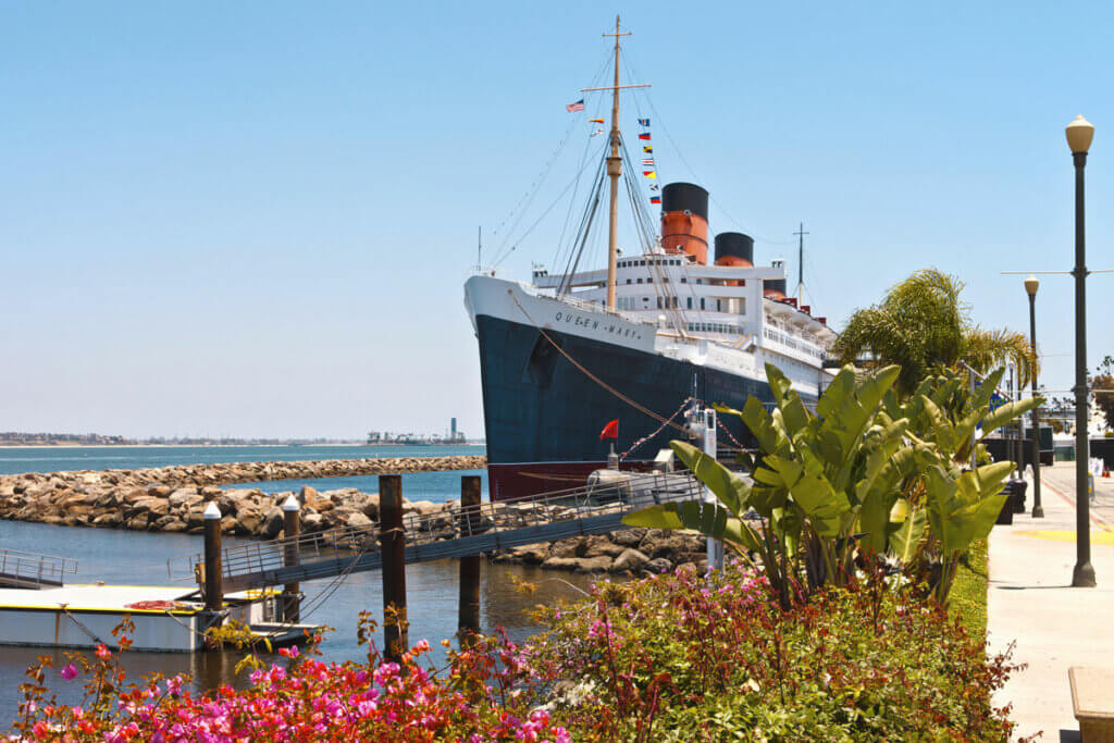 the-Queen-Mary-historic-ship-in-Long-Beach-along-the-California-coast