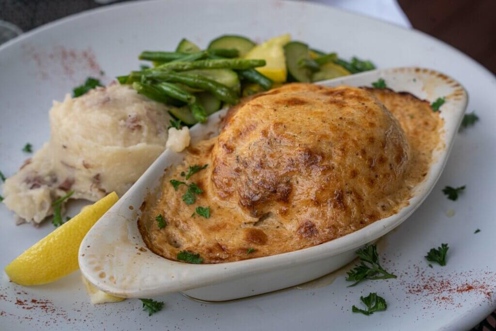 the crab stuffed flounder from MacGregor's Restaurant in Havre de Grace Maryland