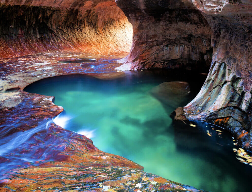 the-subway-emerald-pools-in-zion-national-park