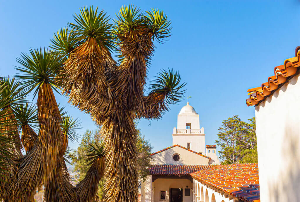 view-of-Junipero-Serra-Museum-in-Presidio-Park-Old-Town-San-Diego