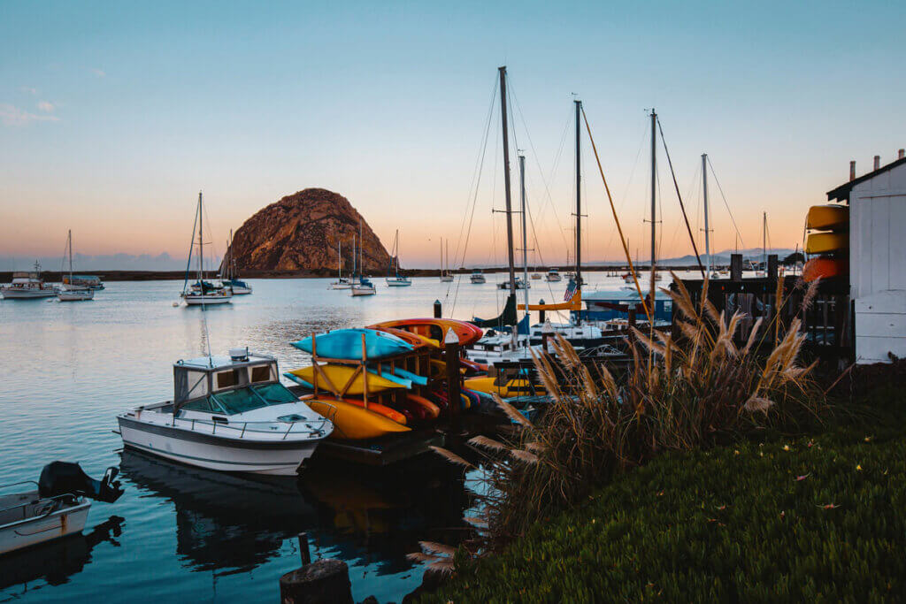 view-of-Morro-Bay-Rock-at-Morro-Bay-in-California