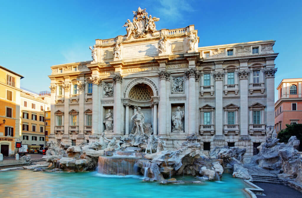 view-of-Trevi-Fountain-in-Rome-Italy