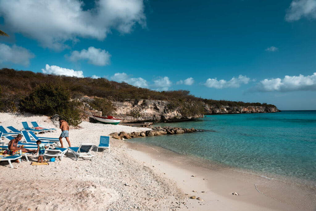 view of the beach at Playa Porto Mari in Curacao