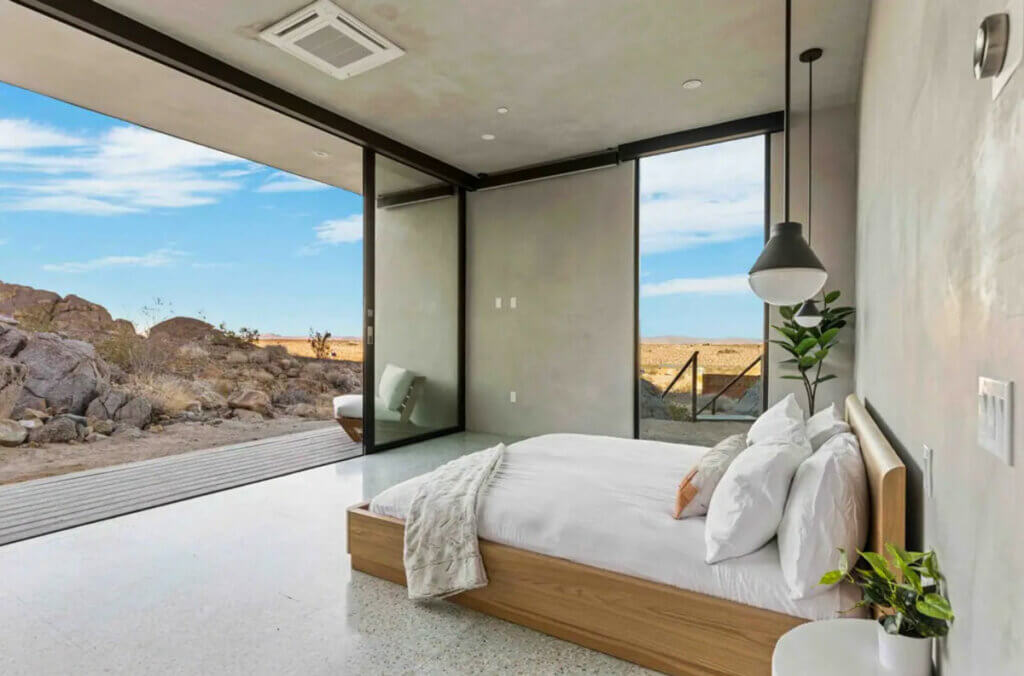 view-of-the-desert-boulders-and-landscape-from-Prism-Joshua-Tree-vacation-rental-on-Airbnb