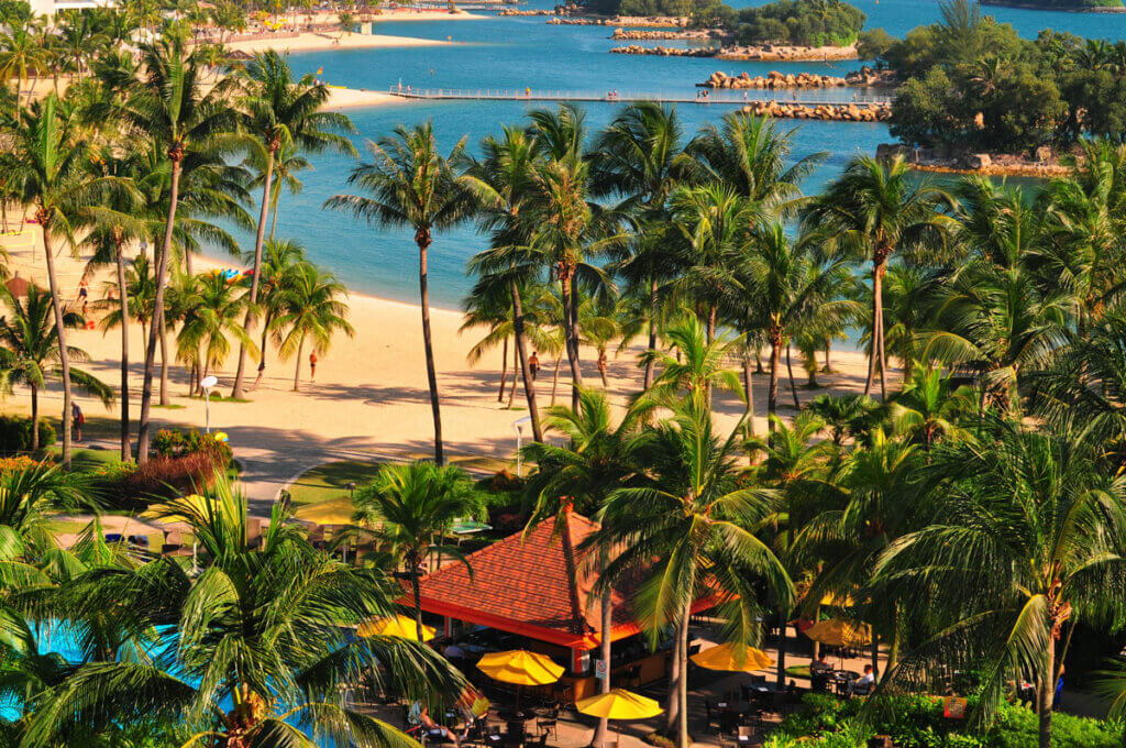 view-of-the-pretty-beaches-at-Sentosa-Island-in-Singapore