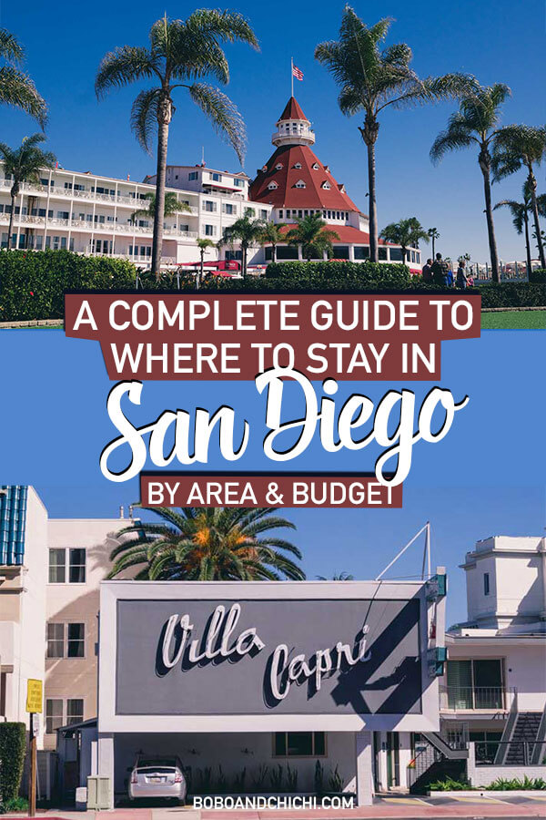 where to stay in San Diego
